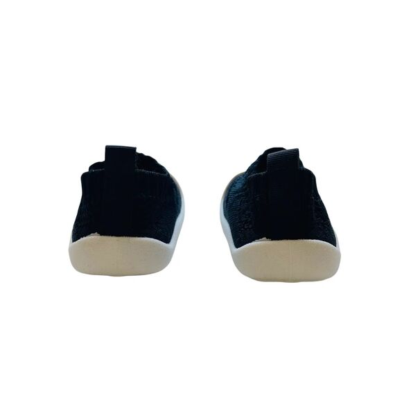 2 Tiny Feet Knitted Breathable Non-Slip Shoes Black Size 5-5.5 (13-18 months) - Picture 9 of 10